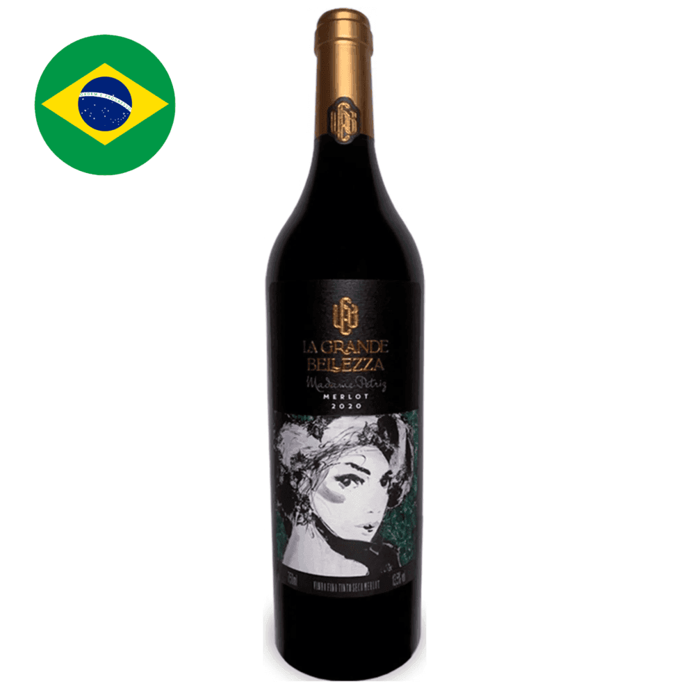 Vinho Tinto Brasil Madame Petriz Merlot 750 ml