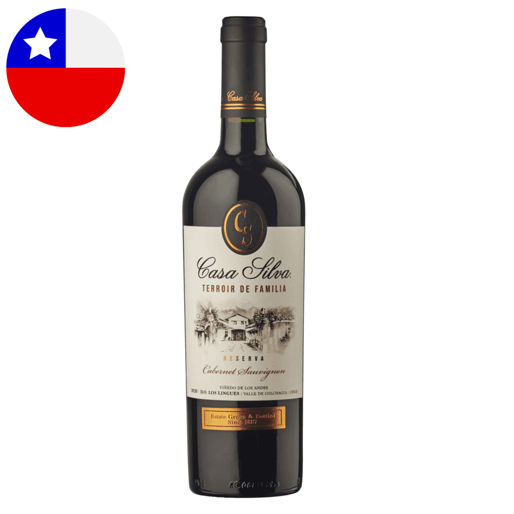 Vinho Tinto Chile Casa Silva Reserva Cab Sauvignon Terroir de Familia 750 ML