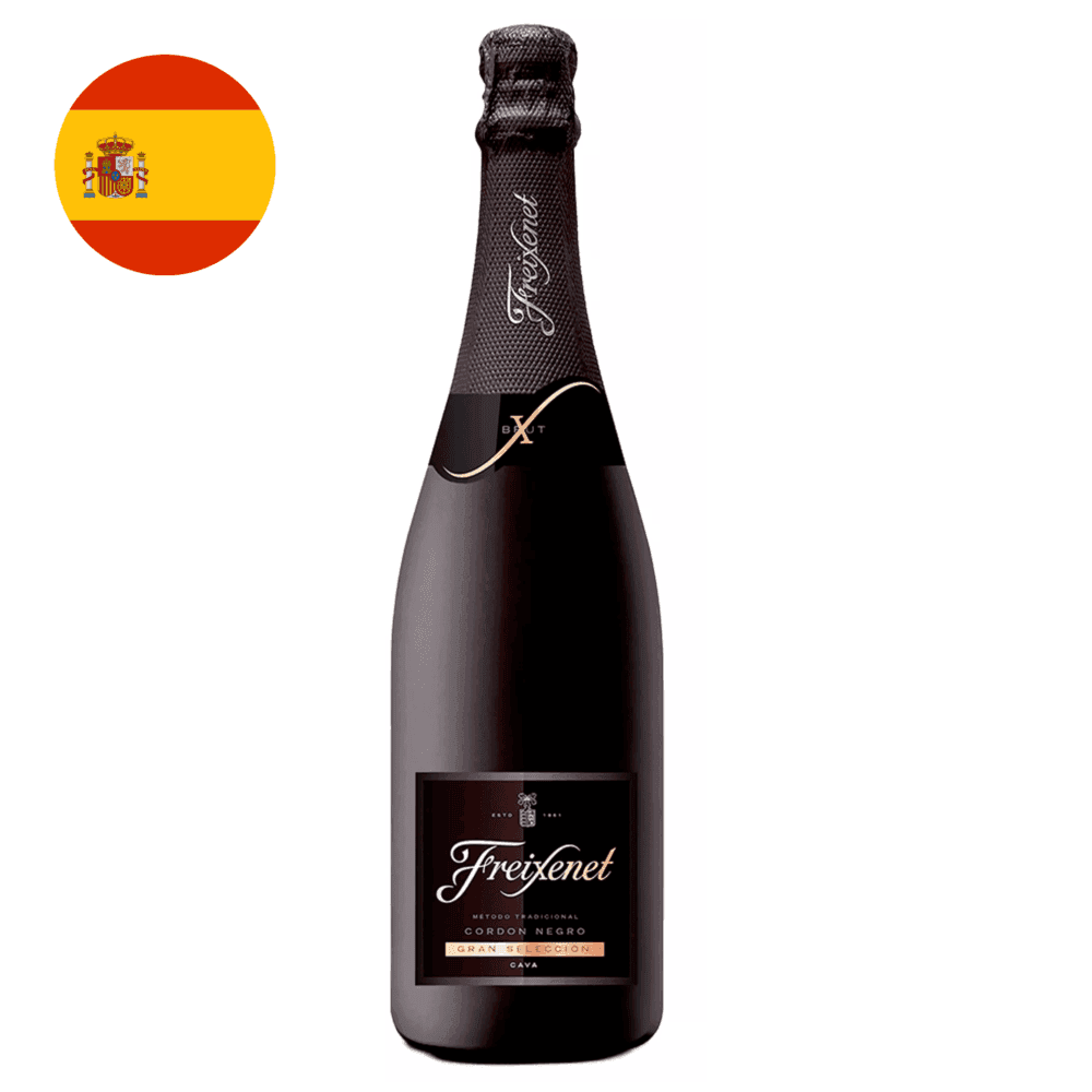 Vinho Espumante Espanha Cava Freixenet Cordon Negro Brut750 ML